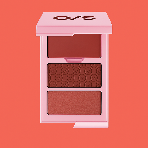 مجموعة أحمر الخدود الثلاثية الأبعاد من تشيك كلابر - مقاس واحد (مستورد)