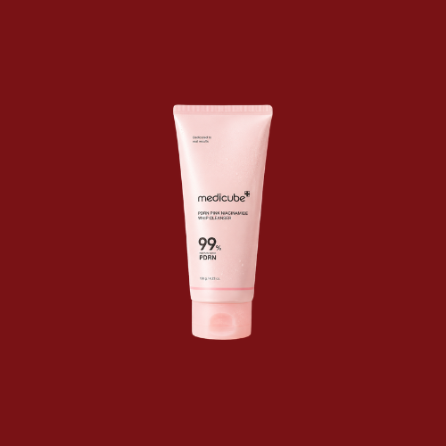 MEDICUBE PDRN PINK NIACINAMIDE whip cleanser 99%purity salmon PDRN 120g