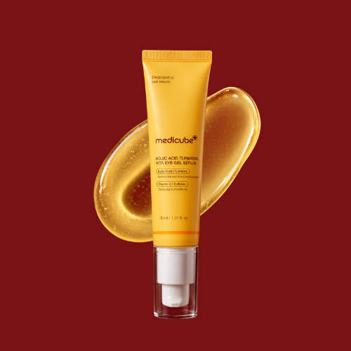 MEDICUBE Kojic ACID TURMERIC Vita Eye Gel Serum 30 ML Kojic ACID|Turmeric ( revives dull and shadowed eye area )