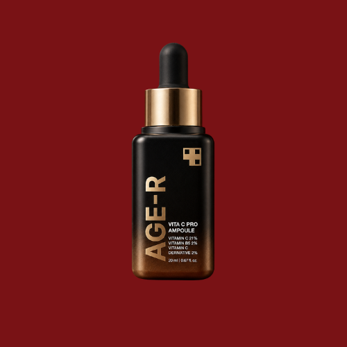 AGE-R VITA C PRO AMPOULE (فيتامين ج 21%، فيتامين ب5 2%، مشتق فيتامين ج 2%) 20 مل / 0.67 أونصة سائلة.