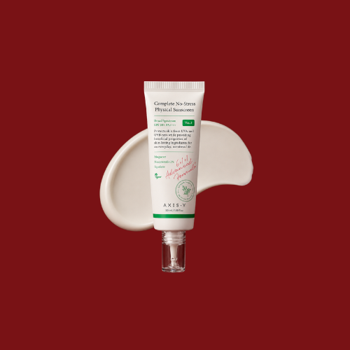 AXIS-Y واقي شمسي فيزيائي بدون إجهاد SPF 50+ PA++++ 50 مل/ 1.69 أونصة سائلة.