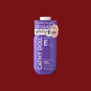 CATHY DOLL HYALURON VITAMIN E MILK PROTEIN BODY LOTION SHINING FLORAL 450mL(15.21 fl.oz.) made in Thailand