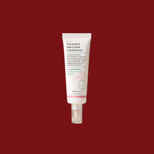 Axis-Y Calamine Pore Control Capsule Serum 50ml – سيروم كبسولات الكلامين للتحكم بالمسام - مهدئ ومتحكم في زيوت البشرة للعناية بالمسام