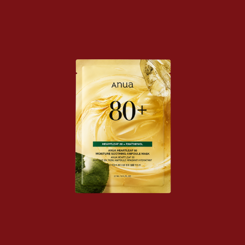 ANUA HEARTLEAF 80 MOISTURE SOOTHING AMPOULE MASK 27ml/0.91 fl.oz.