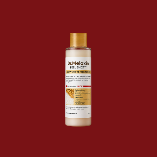 Dr. Melaxin Peel Shot Glow White Rice Toner 200ml – Hydrating & Brightening Facial Toner
