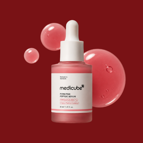 Medicube PDRN Pink Niacinamide Milky Serum 30ml – Hydrating & Brightening Face Serum