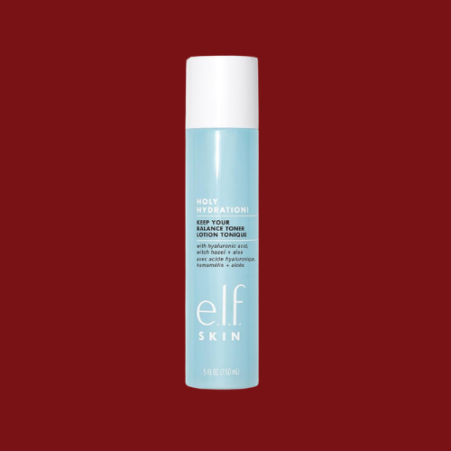 holy hydration keep your balance toner lotion tonique مع حمض الهيالورونيك و الويتش هيزل و الصبار avec acid hyaluronique,hamamelis +aloes e.l.f.skin 5 أونصة سائلة (150 مل)