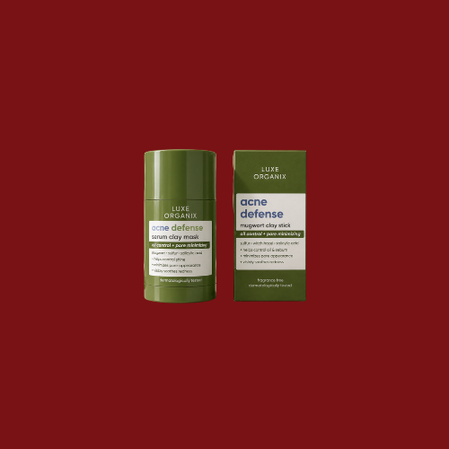 LUXE ORGANIX acne defense mugwort clay stick oil control + pore minimizing