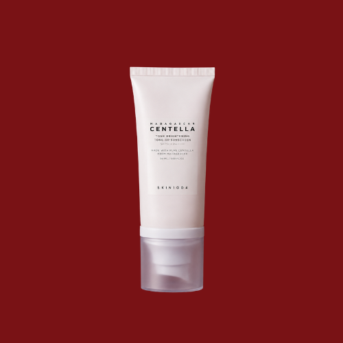 SKIN1004 Madagascar Centella Tone Brightening Tone-Up Sunscreen SPF50PA++++ – واقي شمس مرطب بعامل حماية SPF50 ومفتح للون البشرة