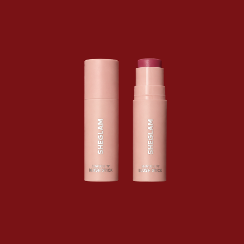 SHEGLAM Snatch ’N’ Blush Stick – Plum Wine | Cream Blush with Natural Finish