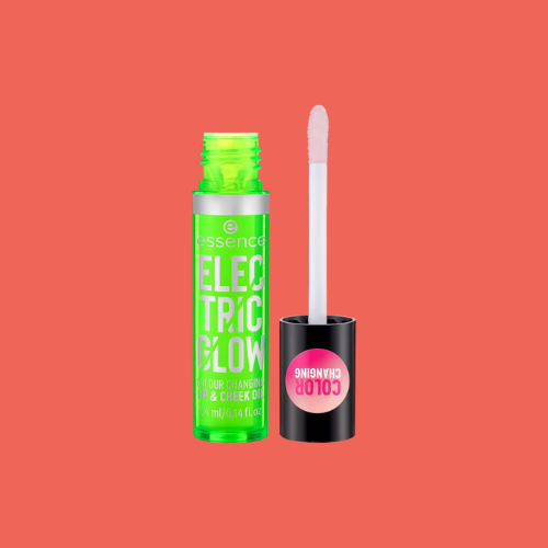زيت الشفاه والخدود المتوهج المتغير الألوان Electric Glow من essence – إشراقة متفاعلة مع درجة الحموضة