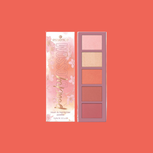 Essence Peachy Blossom Blush & Highlighter Palette – Radiant Glow Duo